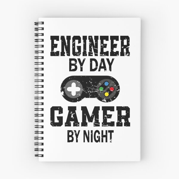 Item preview, Engineer by day gamer by night designed and sold by YAHIA-14.