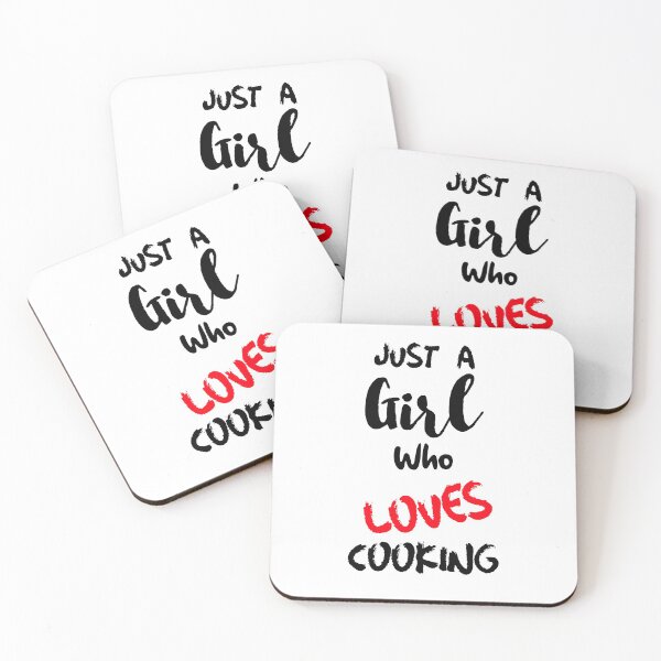 Item preview, Just A Girl Who Loves Cooking designed and sold by DiscGolfTees.