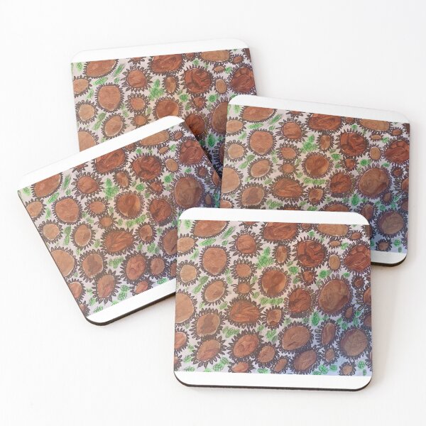 Item preview, Colored Sunflower Patch designed and sold by Staceydl.