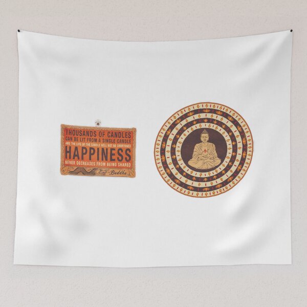 Item preview, Buddha's life happiness message designed and sold by 42youbest.
