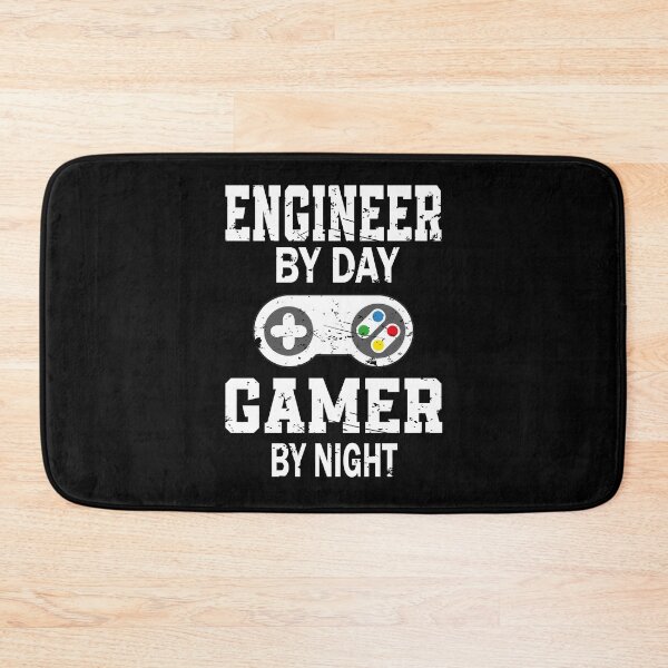 Item preview, Engineer by day gamer by night designed and sold by YAHIA-14.