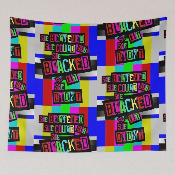Item preview,  SHE BELIEVED SHE COULD BUT SHE BLACKED OUT_ SMPTE designed and sold by GeiekSheiek.