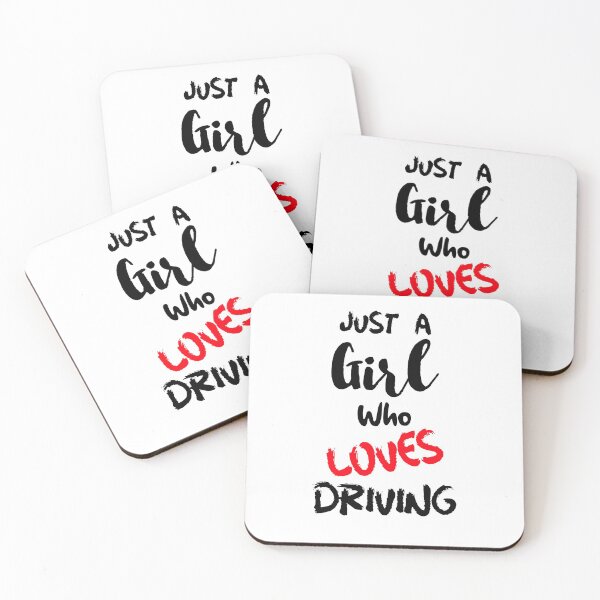 Aperçu de l'œuvre Juste une fille qui aime conduire créée et vendue par DiscGolfTees.