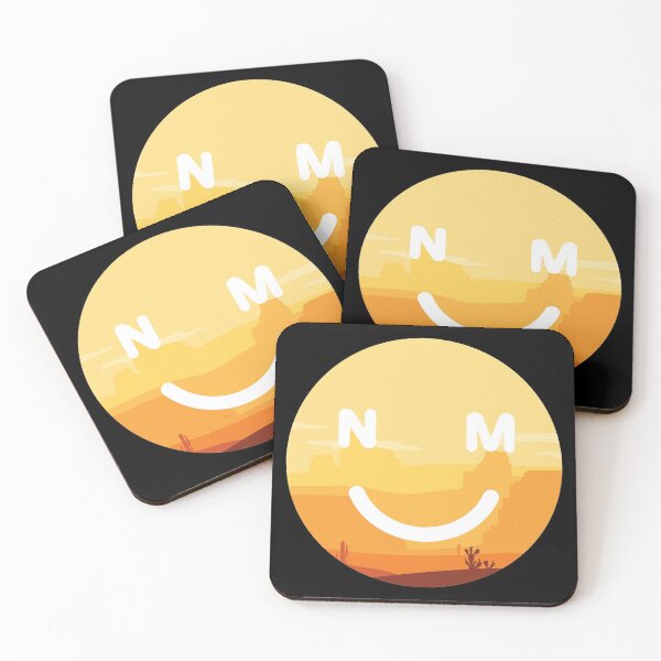 Item preview, New Mexico Smiley Face for place where everybody is somebody designed and sold by thegoodwordsco.