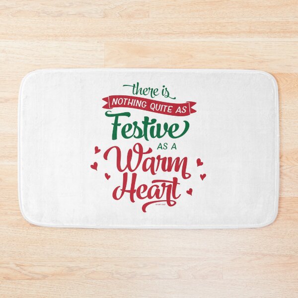 Item preview, Festive Warm Heart - Holiday Message designed and sold by SassMonkey.