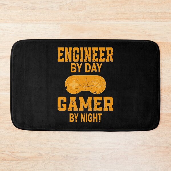 Item preview, Engineer by day gamer by night designed and sold by YAHIA-14.