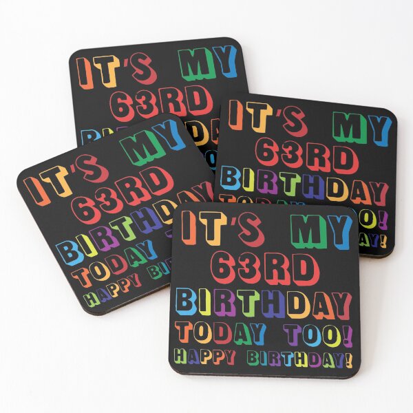 Item preview, It’s My 63RD Birthday Happy Birthday! designed and sold by yeknow.
