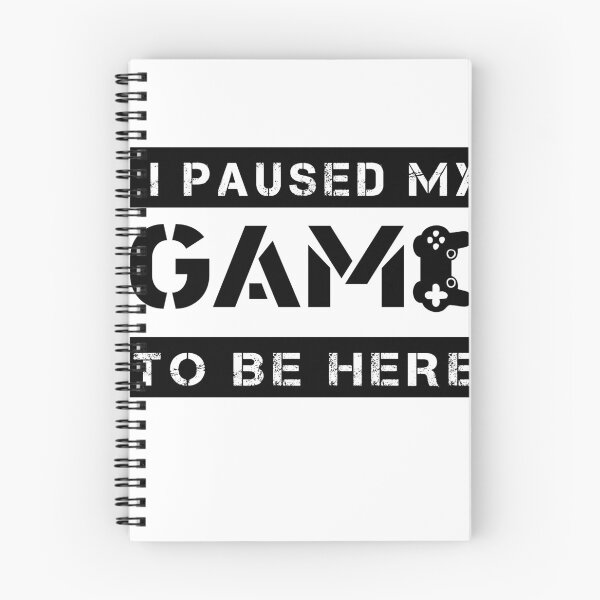Aperçu de l'œuvre I Paused My Game To Be Here | Sarcastic Funny Video Gamer Joke Men's And Women's Gift créée et vendue par MedSerDesigner.