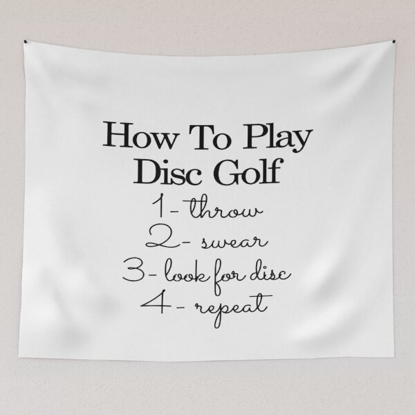 Item preview, How To Play Disc Golf designed and sold by NancyArtDesigns.