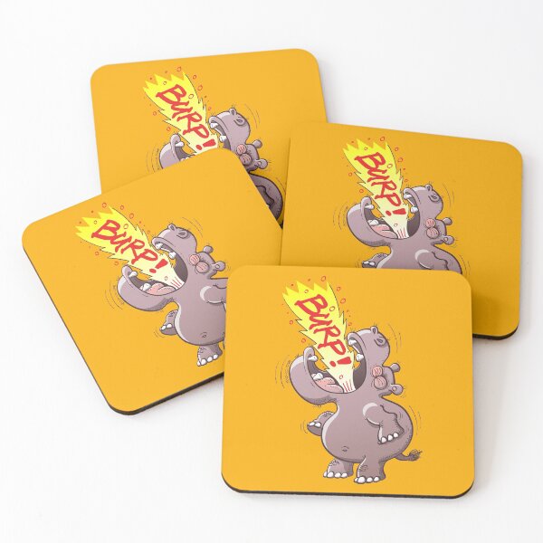Item preview, Hippopotamus Burping Loudly designed and sold by Zoo-co.