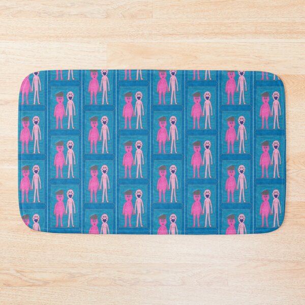 Item preview, Pink Couple on Blue designed and sold by JaySnellingArt.