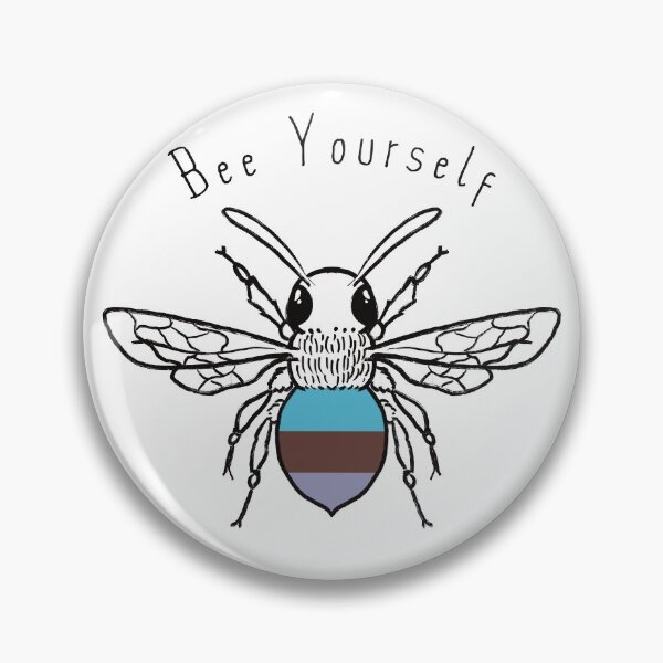 Item preview, Androsexual Bee designed and sold by Green-over-red.