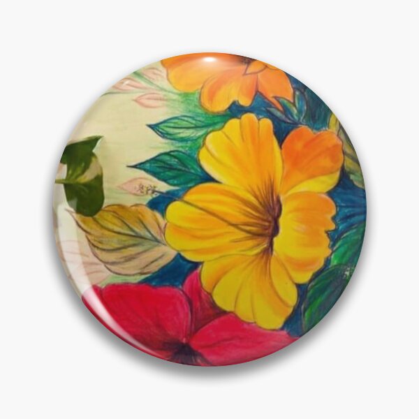 Item preview, Natural flowers with water colors  designed and sold by Hamaridukaan.