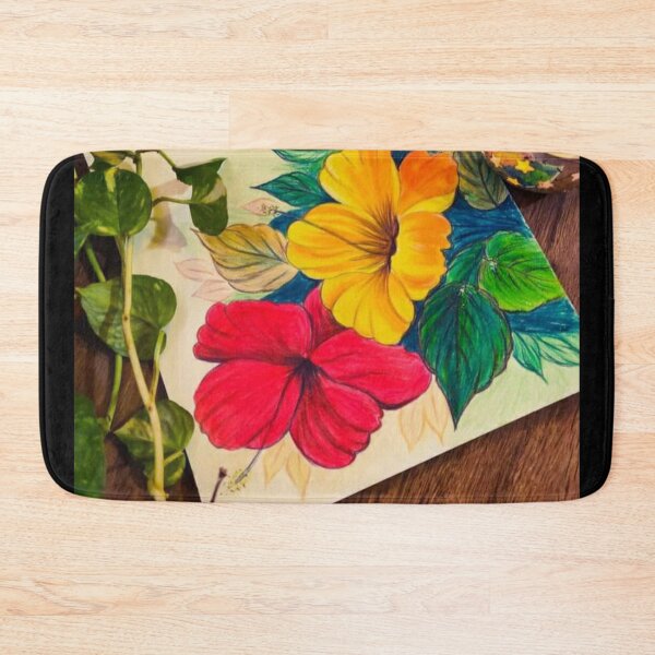 Item preview, Natural flowers with water colors  designed and sold by Hamaridukaan.