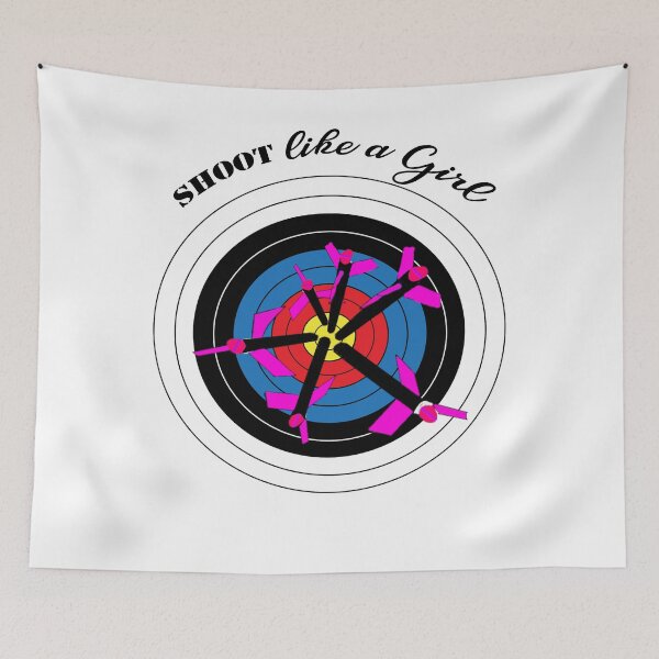 Item preview, Archery Shoot like a Girl designed and sold by LaRanchera.