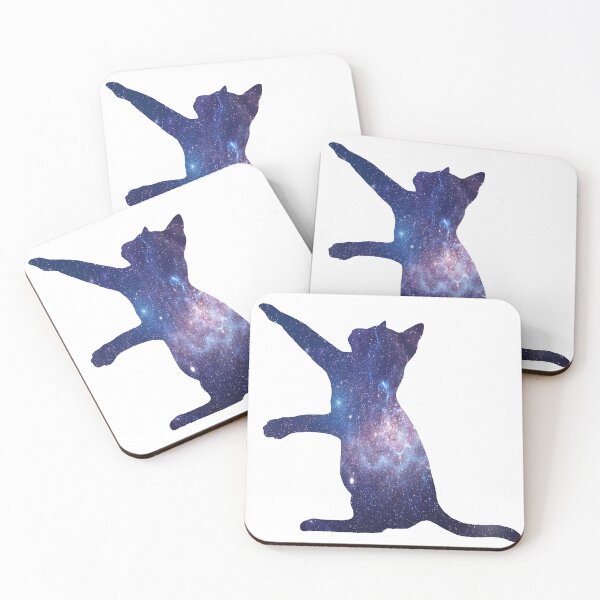 Item preview, Cat Silhouette Standing - Galaxy  designed and sold by mikaylawiser.