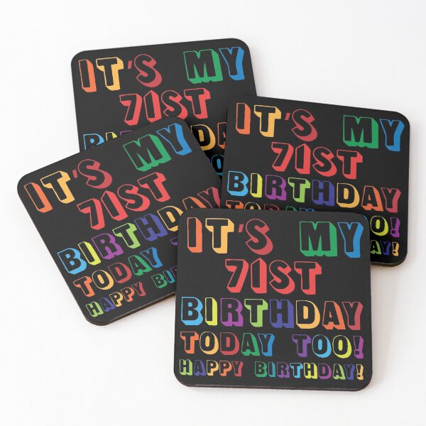 Item preview, It’s My 71ST Birthday Happy Birthday! designed and sold by yeknow.
