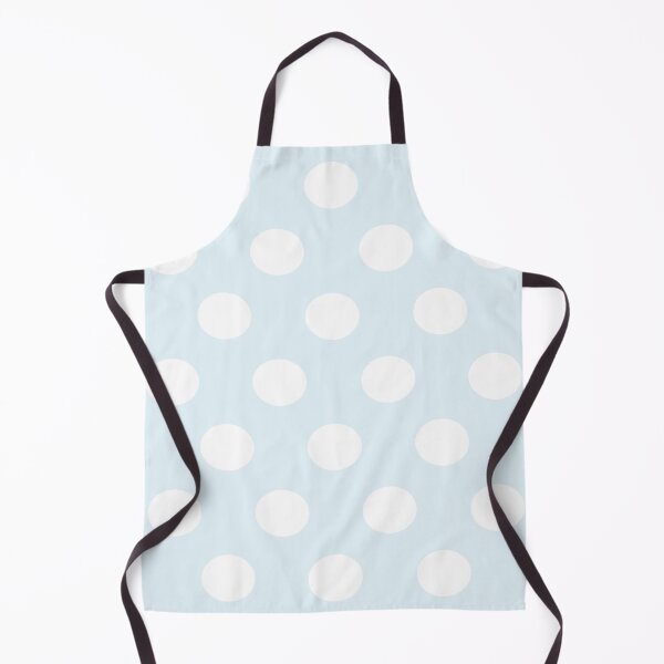 Item preview, Large WHITE and PALE BLUE POLKA DOTS designed and sold by RachelMacht.