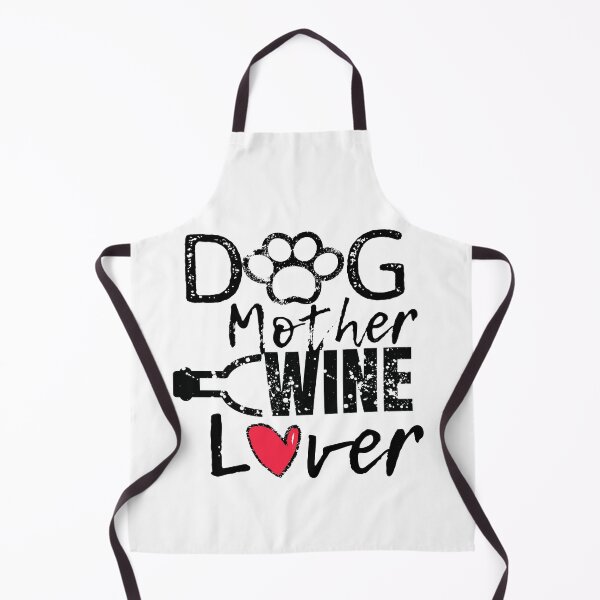Item preview, Dog Mother Wine Lover Distressed Red Heart designed and sold by Rabbitti.