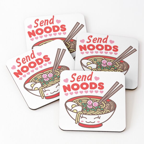 Item preview, Send Noods Meme Funny Kawaii Ramen Noodle Bowl designed and sold by Art by s2ray.