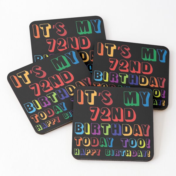 Item preview, It’s My 72ND Birthday Happy Birthday! designed and sold by yeknow.
