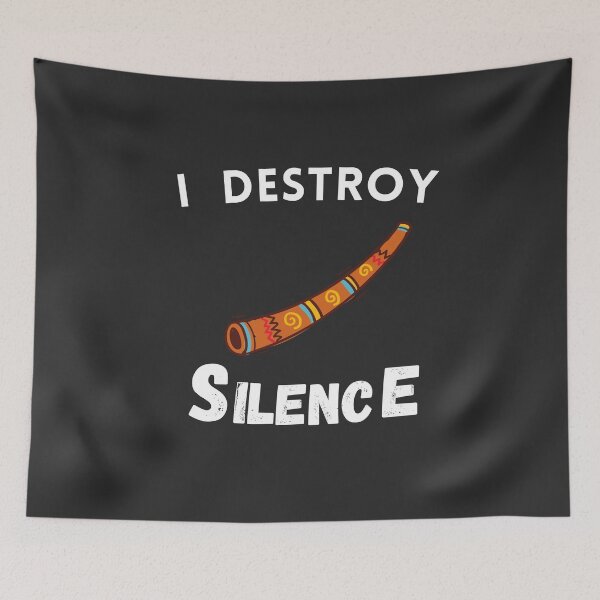 Item preview, Didgeridoo Shirt for Didgeridoo Gift  ,Music Shirts Music T-Shirt Destroy Silence designed and sold by ToufikTech.