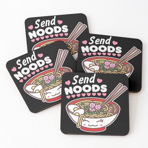 Item preview, Send Noods Meme Funny Kawaii Ramen Noodle Bowl designed and sold by Art by s2ray.