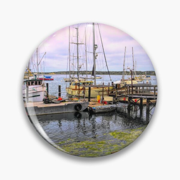 Item preview, Morro Bay Seascape Boats designed and sold by BarbaraSnyder.