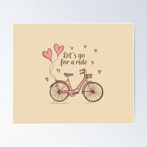 Item preview, Let's go for a ride Valentine Gift designed and sold by LandOfSmile.