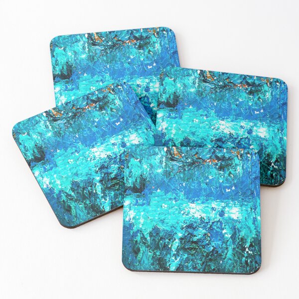 Item preview, Blue Ocean Abstract Pattern designed and sold by trendistic.