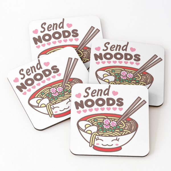 Item preview, Send Noods Meme Funny Kawaii Ramen Noodle Bowl designed and sold by Art by s2ray.