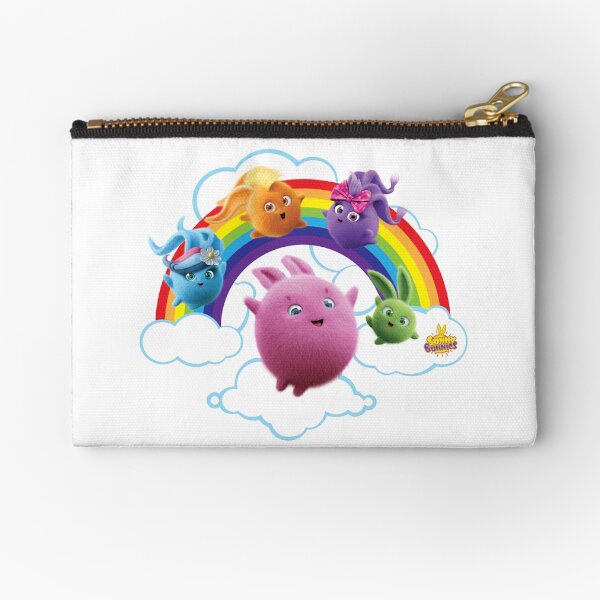 Sunny Bunnies - Rainbow Bunnies Zipper Pouch