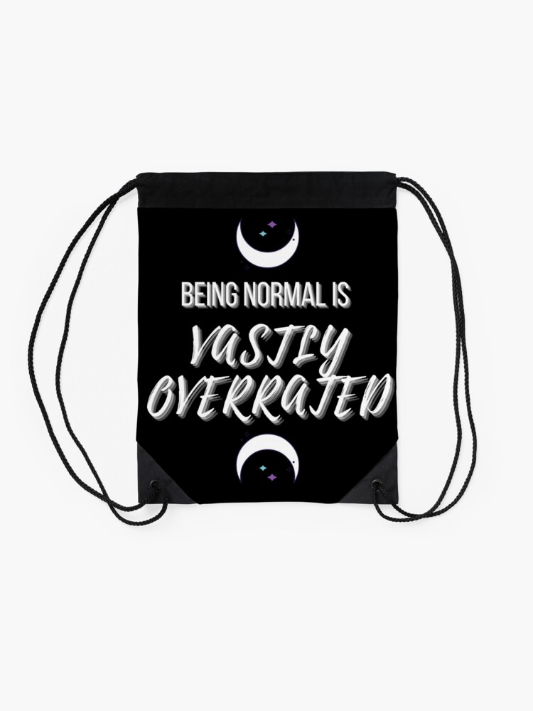 Alternate view of Vastly Overrated Drawstring Bag