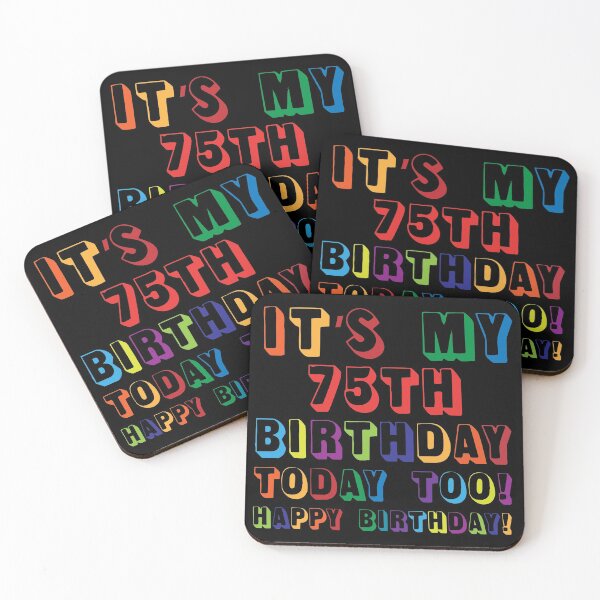 Item preview, It’s My 75TH Birthday Happy Birthday! designed and sold by yeknow.