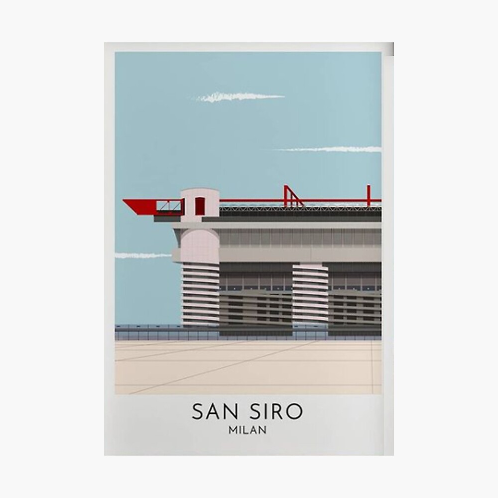 San Siro Stadium Metal Print for Sale by SoccerFanClub | Redbubble