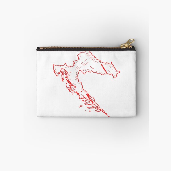 Item preview, Red Map of Croatia designed and sold by designsbydiana7.