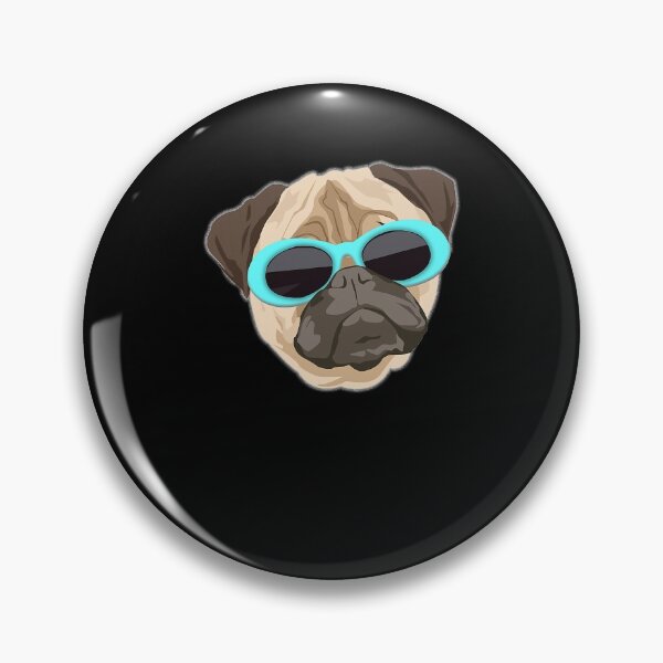 Item preview, Funny Clout Goggles Pug Dog EDM Copy designed and sold by IanSummer53.