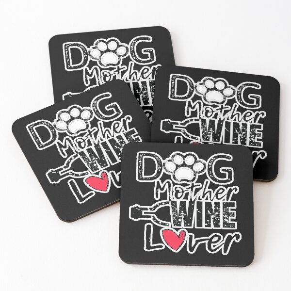 Item preview, Dog Mother Wine Lover Grunge designed and sold by Rabbitti.