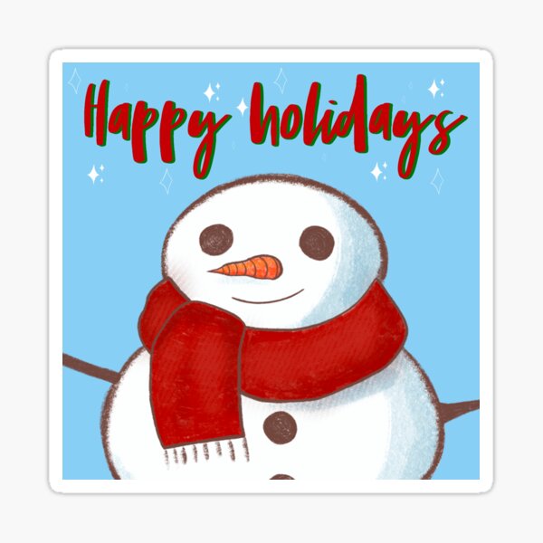 Build A Snowman Stickers Redbubble