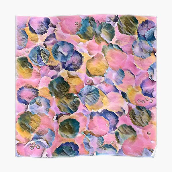 "Colorful art" Poster for Sale by listenerunknown Redbubble