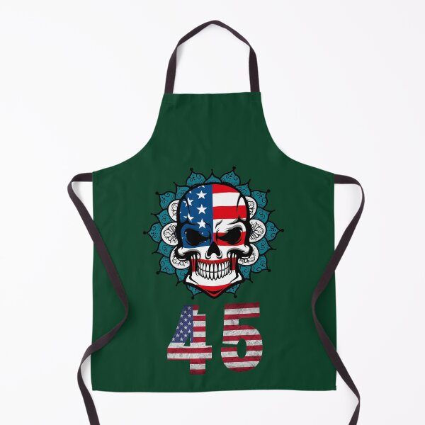 Item preview, Pro Trump American Flag Skull 45th President Psychedelic designed and sold by trendo.