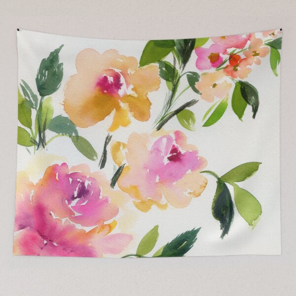 Item preview, peony and rose designed and sold by kosarandrea.
