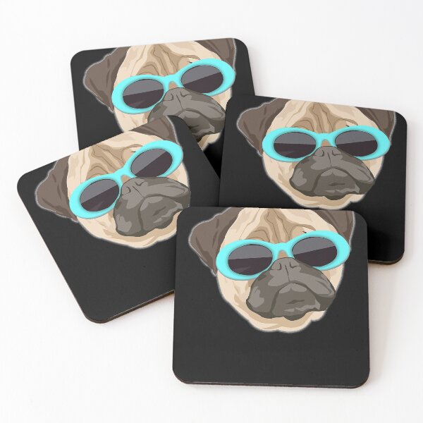 Item preview, Funny Clout Goggles Pug Dog EDM designed and sold by IanSummer53.