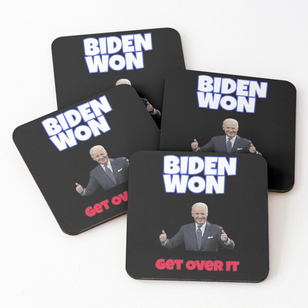 Item preview, Biden Won Get Over It Patriotic Pro Joe Anti Trump Funny 46 designed and sold by Gordon Nelson.