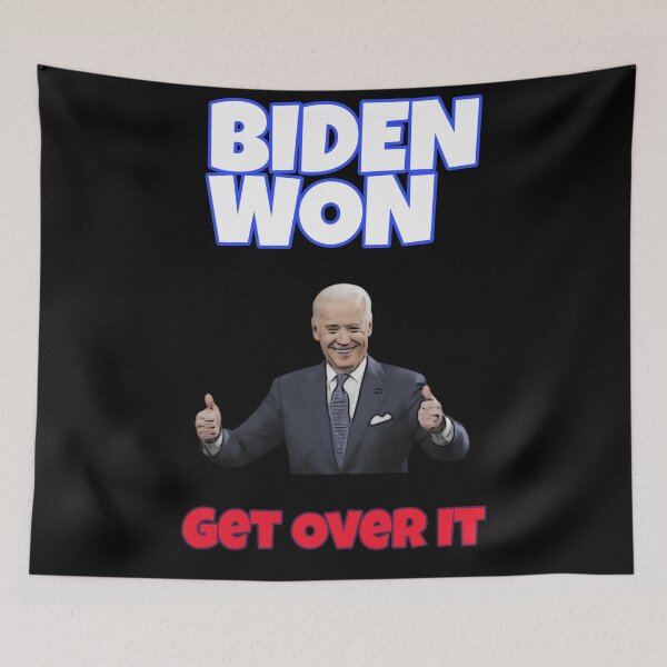 Item preview, Biden Won Get Over It Patriotic Pro Joe Anti Trump Funny 46 designed and sold by Gordon Nelson.