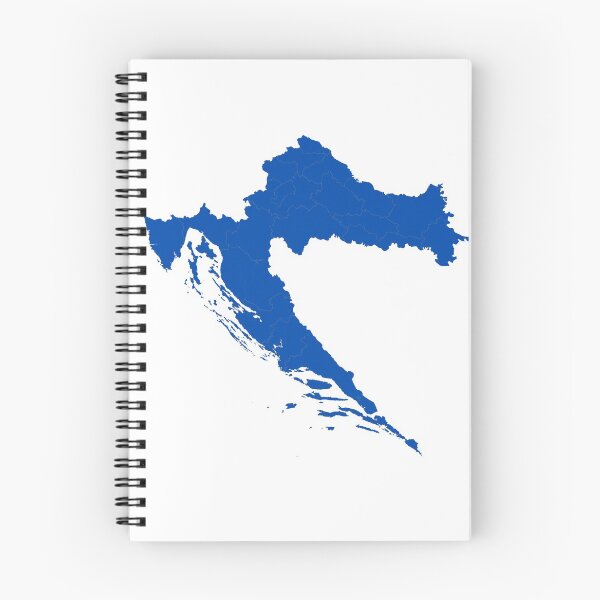 Item preview, Blue Map of Croatia designed and sold by designsbydiana7.