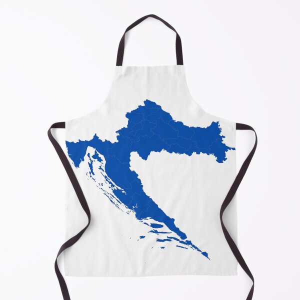 Item preview, Blue Map of Croatia designed and sold by designsbydiana7.
