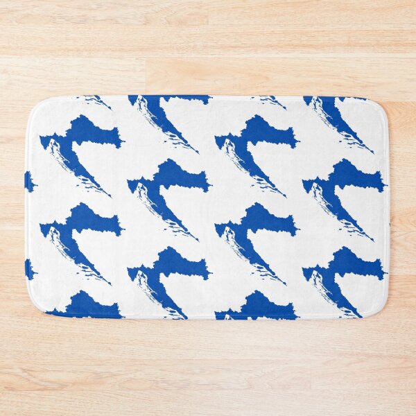 Item preview, Blue Map of Croatia designed and sold by designsbydiana7.