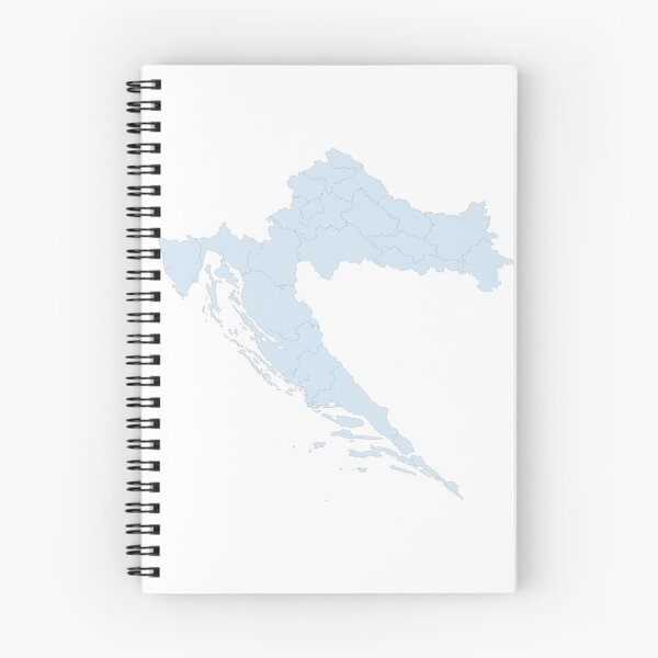 Item preview, Blue Map of Croatia designed and sold by designsbydiana7.