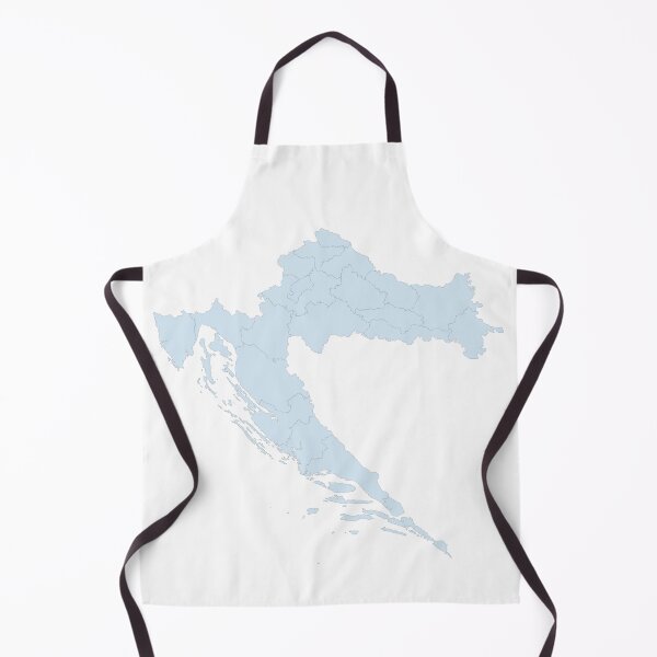 Item preview, Blue Map of Croatia designed and sold by designsbydiana7.
